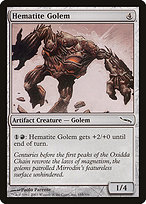 Magic the Gathering Card - Hematite Golem - MTG Circle