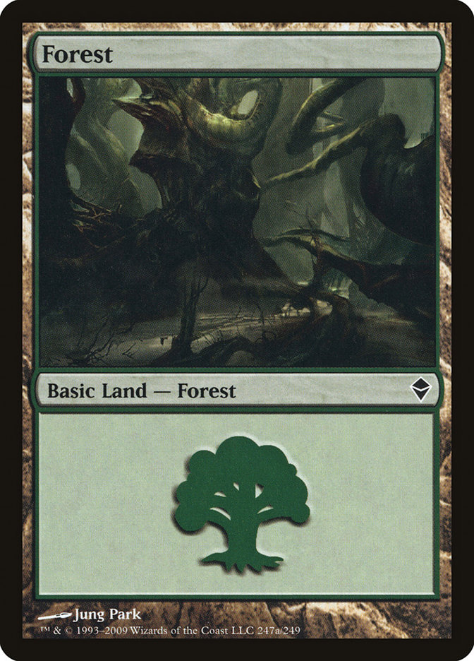 Magic the Gathering Card - Forest - MTG Circle