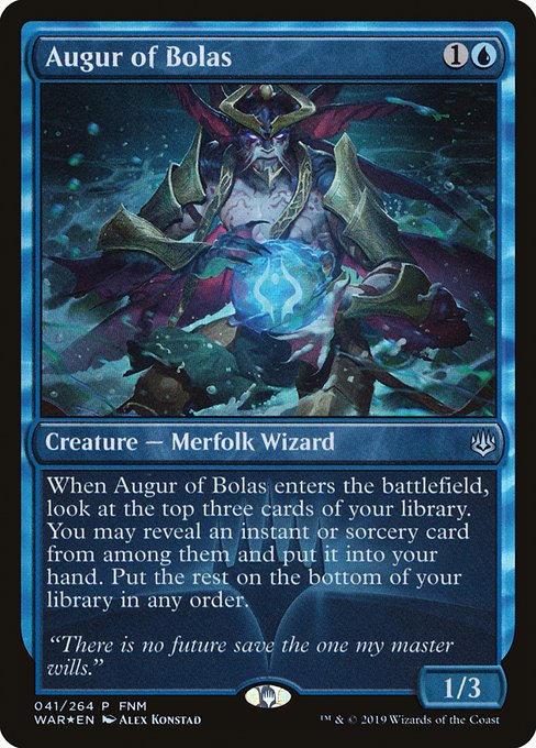 Magic the Gathering Card - Augur of Bolas - MTG Circle