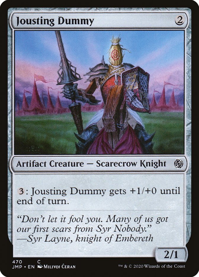 Magic the Gathering Card - Jousting Dummy - MTG Circle