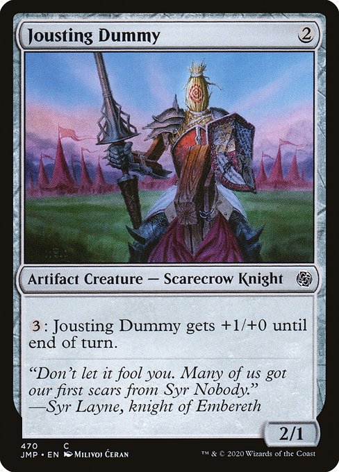 Magic the Gathering Card - Jousting Dummy - MTG Circle