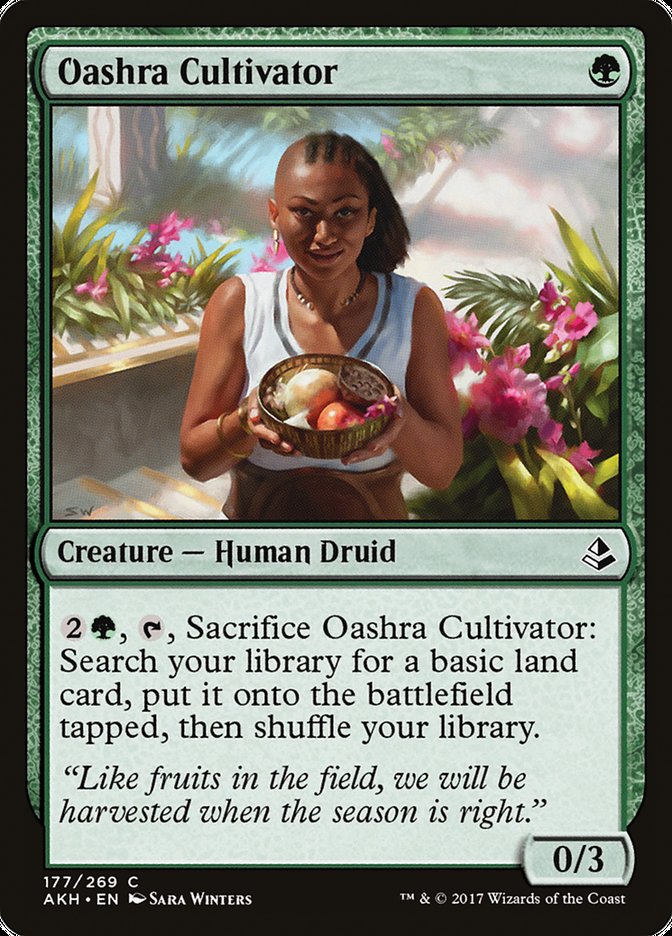 Magic the Gathering Card - Oashra Cultivator - MTG Circle