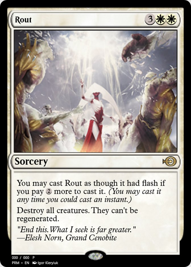 Magic the Gathering Card - Rout - MTG Circle