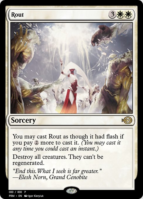 Magic the Gathering Card - Rout - MTG Circle
