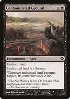 Magic the Gathering Card - Contaminated Ground - MTG Circle