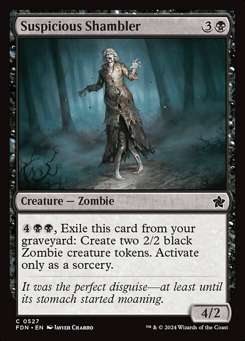 Magic the Gathering Card - Suspicious Shambler - MTG Circle