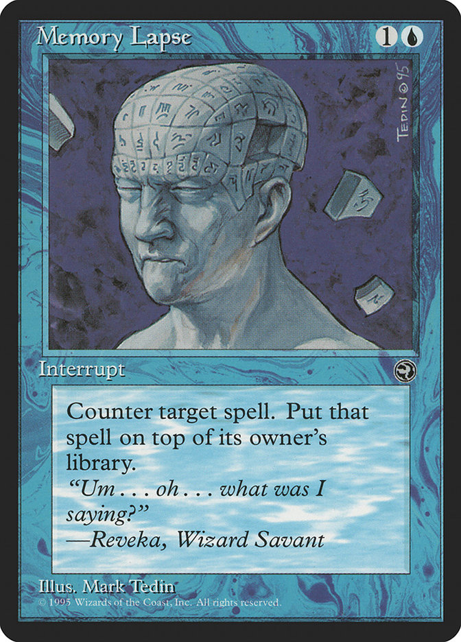 Magic the Gathering Card - Memory Lapse - MTG Circle