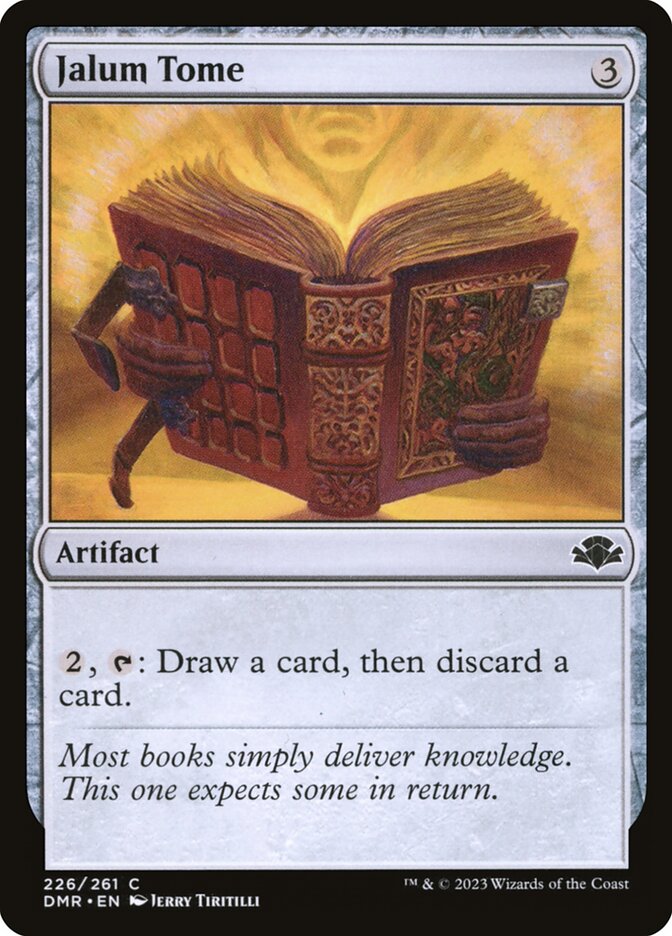 Magic the Gathering Card - Jalum Tome - MTG Circle
