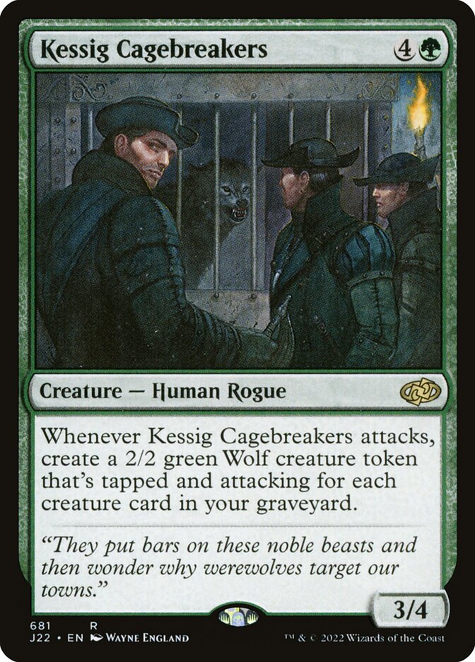 Magic the Gathering Card - Kessig Cagebreakers - MTG Circle