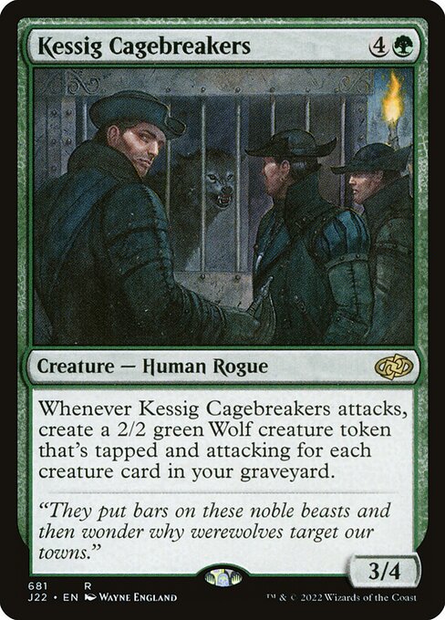 Magic the Gathering Card - Kessig Cagebreakers - MTG Circle