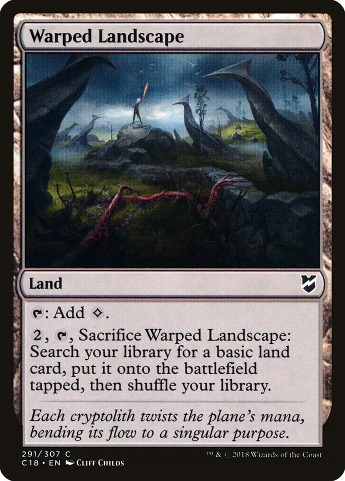 Magic the Gathering Card - Warped Landscape - MTG Circle