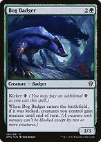 Magic the Gathering Card - Bog Badger - MTG Circle