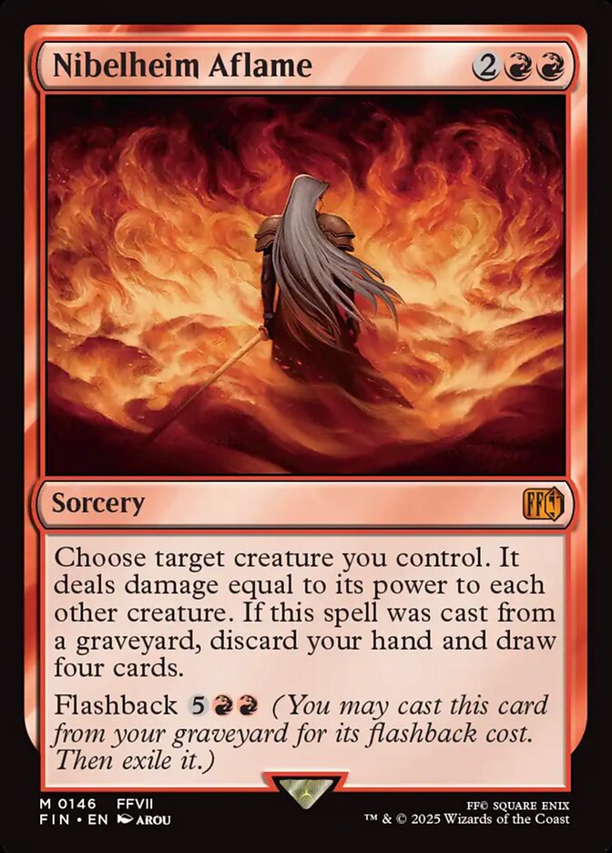 Magic the Gathering Card - Nibelheim Aflame - MTG Circle