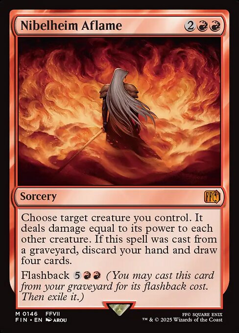 Magic the Gathering Card - Nibelheim Aflame - MTG Circle