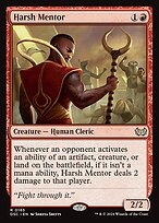 Magic the Gathering Card - Harsh Mentor - MTG Circle