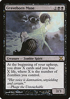 Magic the Gathering Card - Graveborn Muse - MTG Circle
