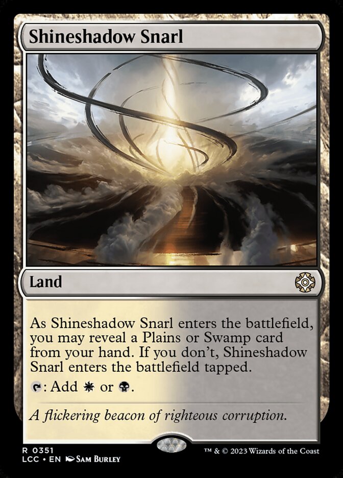 Magic the Gathering Card - Shineshadow Snarl - MTG Circle