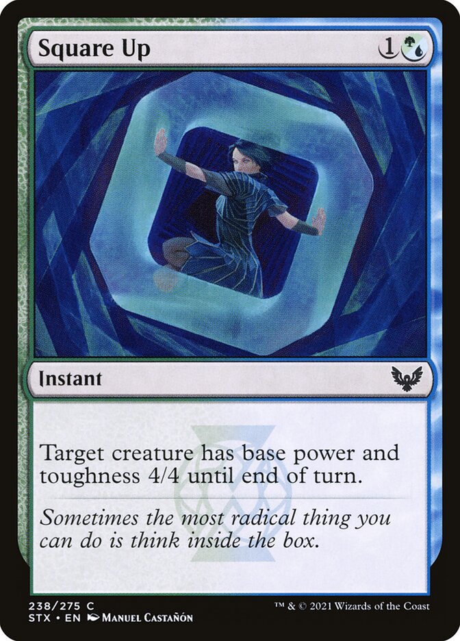 Magic the Gathering Card - Square Up - MTG Circle