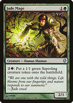 Magic the Gathering Card - Jade Mage - MTG Circle