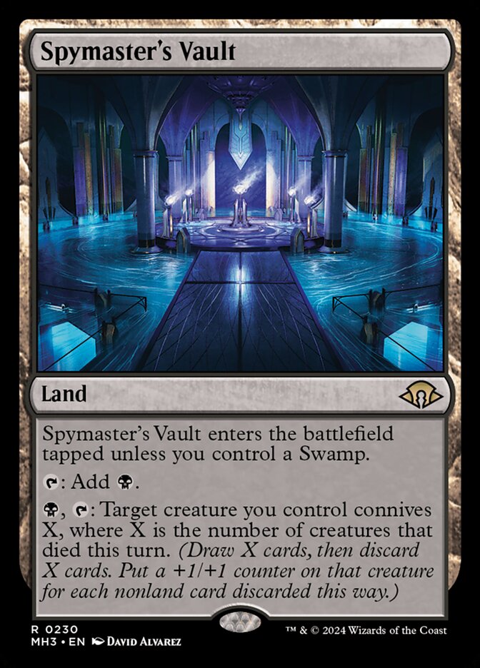 Magic the Gathering Card - Spymaster's Vault - MTG Circle