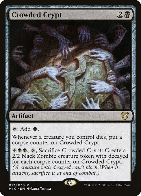 Magic the Gathering Card - Crowded Crypt - MTG Circle