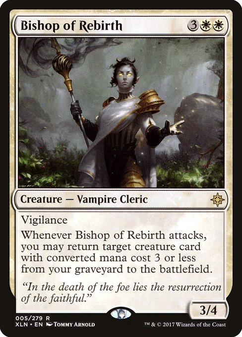 Magic the Gathering Card - Bishop of Rebirth - MTG Circle