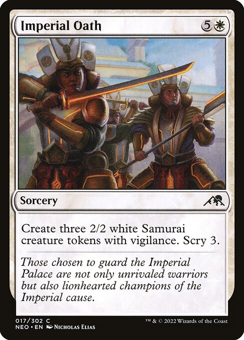 Magic the Gathering Card - Imperial Oath - MTG Circle