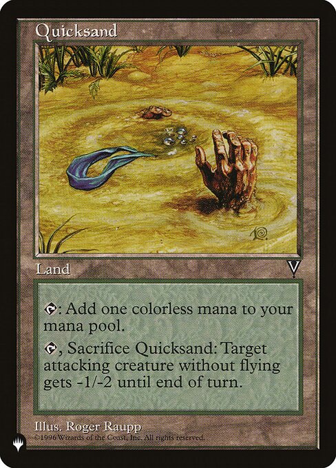 Magic the Gathering Card - Quicksand - MTG Circle
