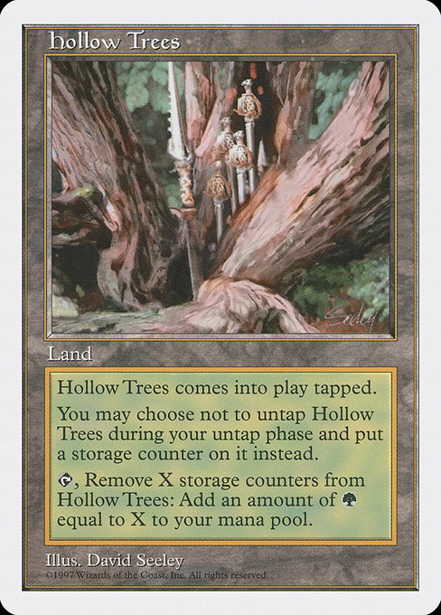 Magic the Gathering Card - Hollow Trees - MTG Circle