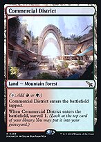 Magic the Gathering Card - Commercial District - MTG Circle