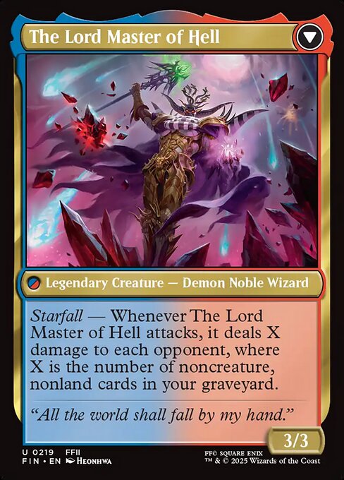 Magic the Gathering Card - The Lord Master of Hell - MTG Circle