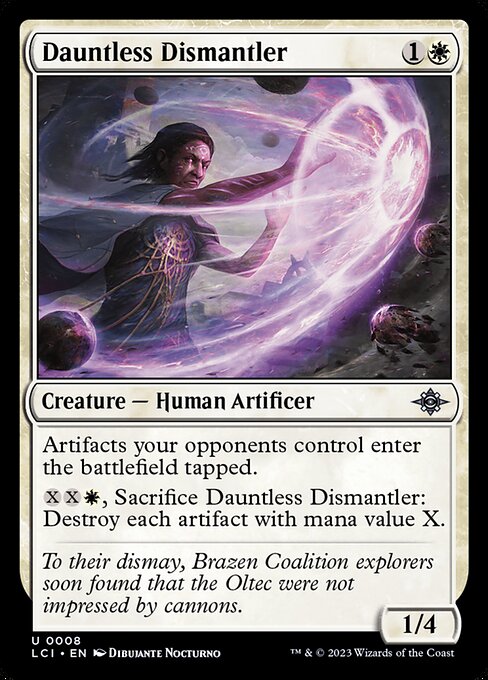 Magic the Gathering Card - Dauntless Dismantler - MTG Circle