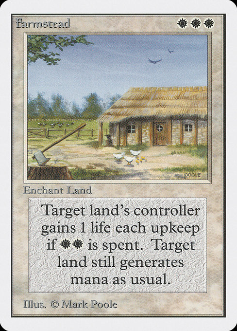 Magic the Gathering Card - Farmstead - MTG Circle