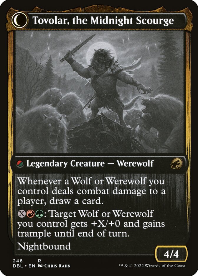 Magic the Gathering Card - Tovolar, the Midnight Scourge - MTG Circle