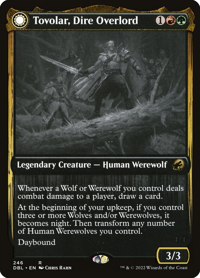 Magic the Gathering Card - Tovolar, Dire Overlord - MTG Circle