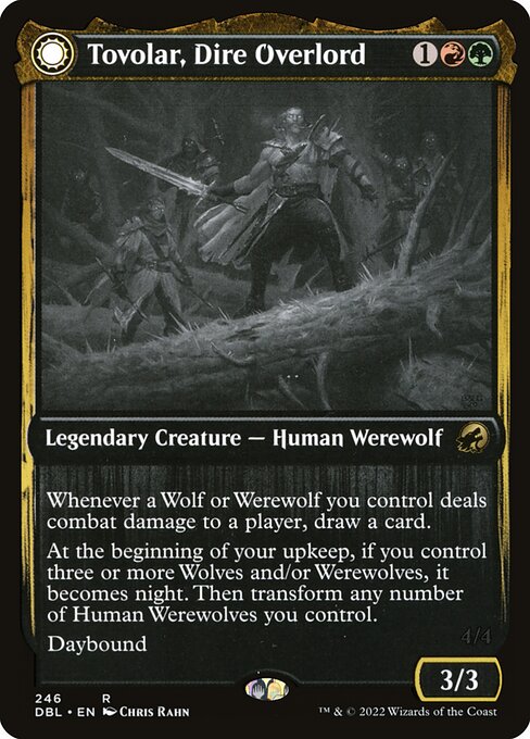Magic the Gathering Card - Tovolar, Dire Overlord - MTG Circle