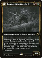 Magic the Gathering Card - Tovolar, Dire Overlord // Tovolar, the Midnight Scourge - MTG Circle