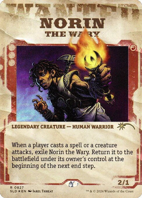 Magic the Gathering Card - Norin the Wary - MTG Circle