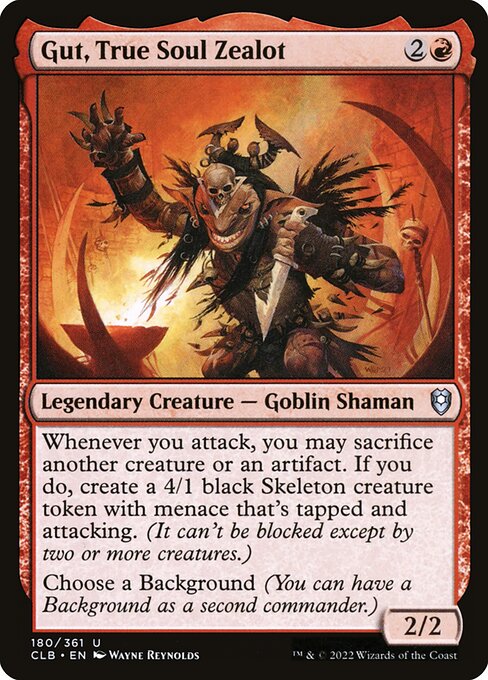 Magic the Gathering Card - Gut, True Soul Zealot - MTG Circle