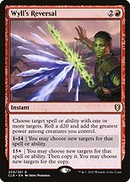 Magic the Gathering Card - Wyll's Reversal - MTG Circle