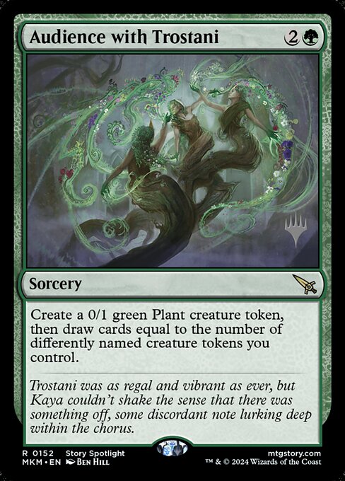 Magic the Gathering Card - Audience with Trostani - MTG Circle