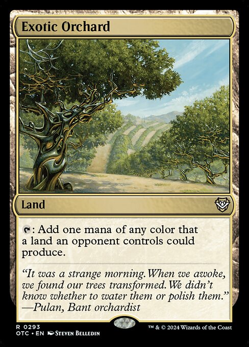 Magic the Gathering Card - Exotic Orchard - MTG Circle