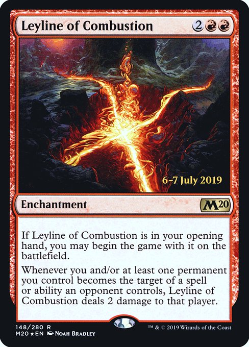 Magic the Gathering Card - Leyline of Combustion - MTG Circle