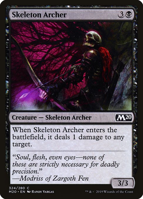 Magic the Gathering Card - Skeleton Archer - MTG Circle