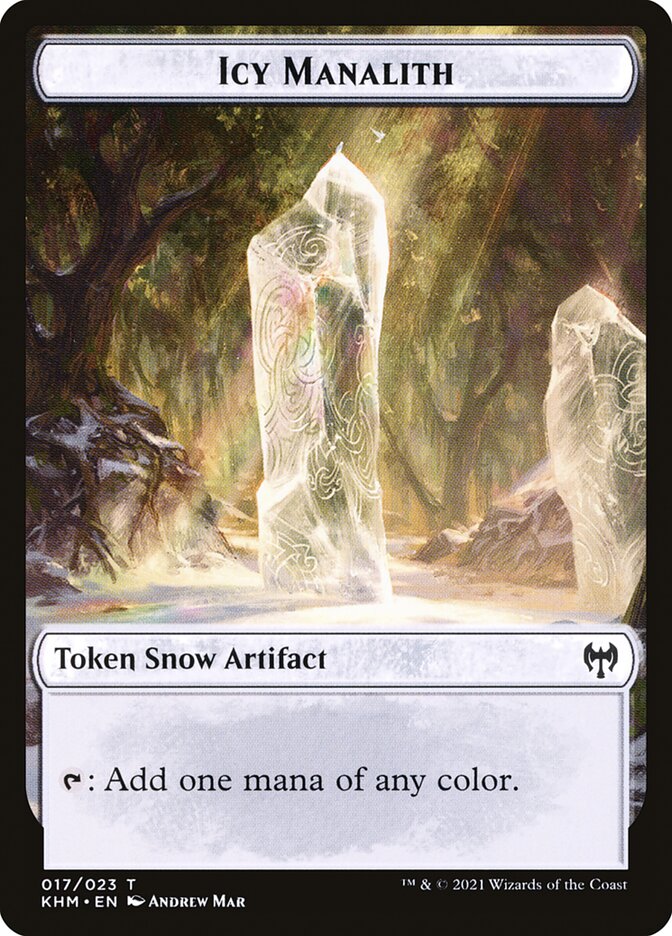Magic the Gathering Card - Icy Manalith - MTG Circle