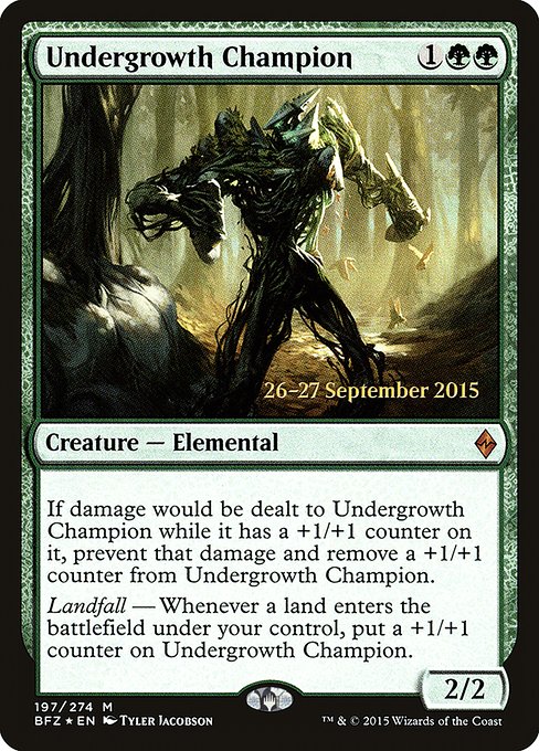 Magic the Gathering Card - Undergrowth Champion - MTG Circle