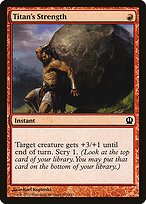 Magic the Gathering Card - Titan's Strength - MTG Circle