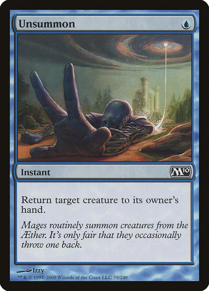 Magic the Gathering Card - Unsummon - MTG Circle