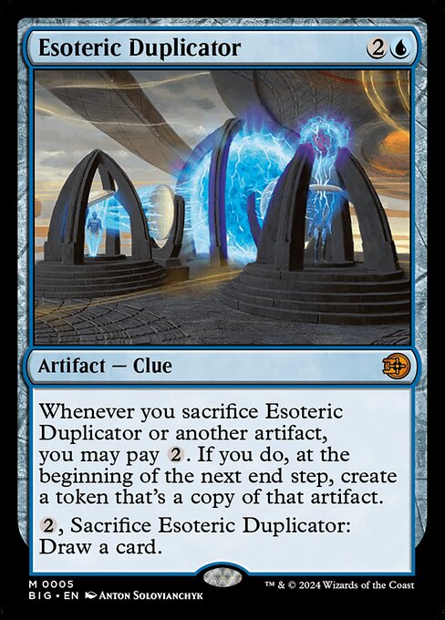 Magic the Gathering Card - Esoteric Duplicator - MTG Circle