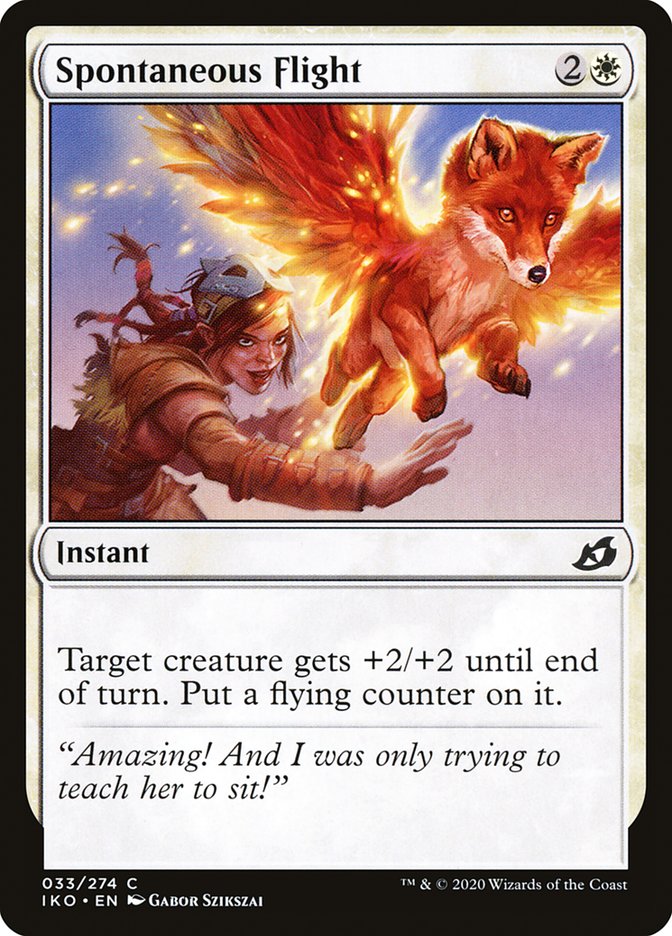 Magic the Gathering Card - Spontaneous Flight - MTG Circle